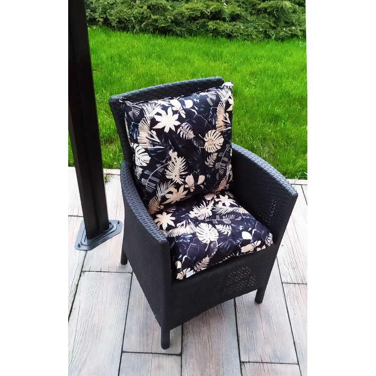 Poduszka OGRODOWA + siedzisko ogrodowe na fotelu